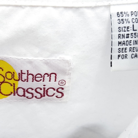 1970s white embroidered western shirt - Picture 7 of 7